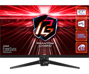 Gaming Monitor ASRock PG27FF1A, 27" FHD (1920x1080) IPS, 165Hz, 1ms, HDMI, DisplayPort AMD FreeSync