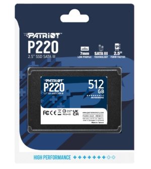 Твърд диск Patriot P220 512GB SATA3 2.5
