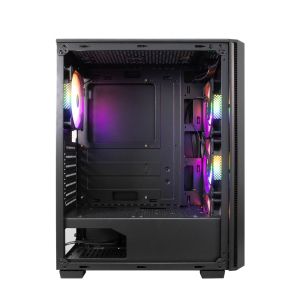 1stPlayer Кутия Case ATX - Fire Dancing V4 RGB - 4 fans included
