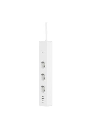 Plug inteligent Woox - R6132 - WiFi Smart Plug EU Schucko + monitor de energie, 3 prize, 2 x USB tip A, 2 x tip C
