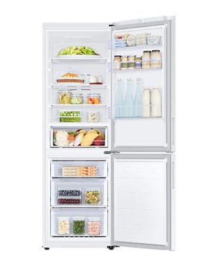 Хладилник Samsung RB33B610EWW/EF, Refrigerator, Fridge Freezer,344L (230l/114l), Energy Efficiency E, SpaceMax, No Frost, All-Around Cooling, DIT, White