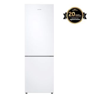 Refrigerator Samsung RB33B610EWW/EF, Refrigerator, Fridge Freezer, 344L (230l/114l), Energy Efficiency E, SpaceMax, No Frost, All-Around Cooling, DIT, White