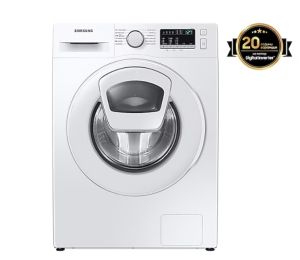 Mașină de spălat rufe Samsung WW70T4540TE/LE, Mașină de spălat 7kg, 1400 rpm, AddWash, Eficiență energetică D, Tehnologie Digital Inverter, Eficiență de centrifugare B, Abur igienic, Alb