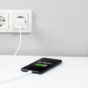 Hama Fast Charger, USB-C, PD/Qualcomm®, Mini-Charger, 25 W, white
