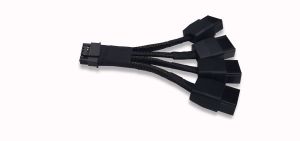 Adaptor Makki Adaptor cablu 4xPCI-E 8pin la PCI-E Gen.5 12pin 12VHPWR