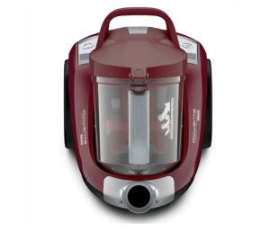Vacuum cleaner Rowenta RO4873EA, COMPACT POWER XXL, DARK RED, 2.5L, 550W, 75dB, mini turbobrush, parquet - crevice tool - upholstery nozzle
