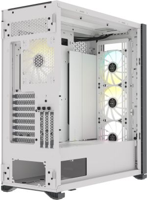 Case Corsair iCUE 7000X RGB Full Tower, Tempered Glass, White