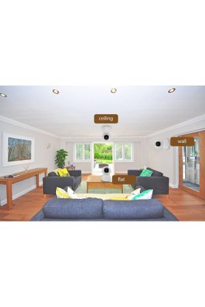 Cameră inteligentă Woox Cameră - R4040 - Cameră HD pentru interior inteligentă PTZ 360 de grade, alb
