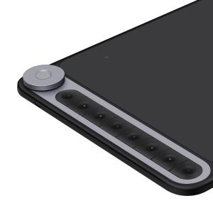 Tabletă grafică HUION Inspiroy Dial Q620M, USB-C, neagră