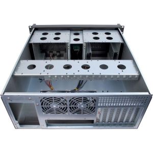 Кутия InterTech 4U-4098-S, 4U, 19", Чернa