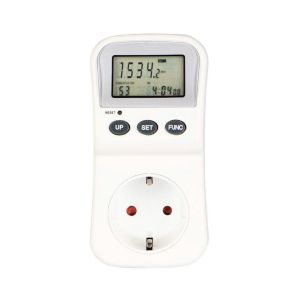 Hama Energy cost meter with LCD display, digital electricity meter for sockets