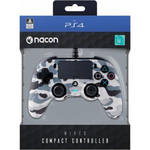 Жичен геймпад Nacon Wired Compact Controller Camo Grey, Сив