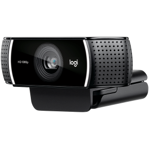 LOGITECH C922 Pro Stream Webcam - Trepied - NEGRU - USB