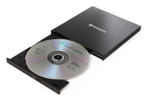 Verbatim External Slimline Blu-ray Writer Type-C Optical Drive