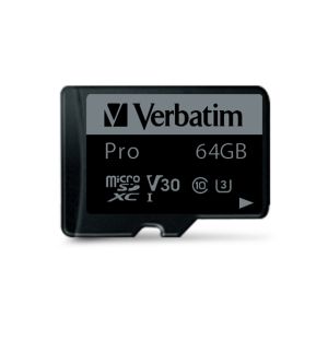 Memory Verbatim micro SDXC 64GB Pro Class 10 UHS-I