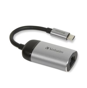 Adapter Verbatim USB-C to Gigabit Ethernet Adapter 10cm Cable