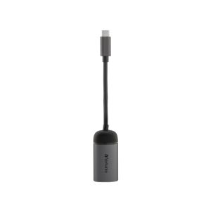 Adaptor Verbatim USB-C la Gigabit Ethernet Adaptor Cablu de 10 cm