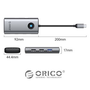 Orico докинг станция Docking Station Type-C Power Distribution 60w - PW11-5P-GY-EP - HDMI, USB3.0 x1, USB2.0 x1