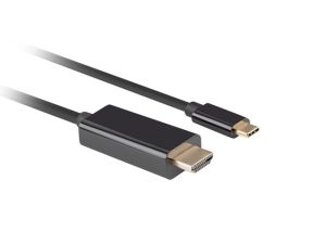 Cable Lanberg USB-C (M) -> HDMI (M) cable 1.8m 4K 60Hz, black