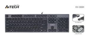 Keyboard A4tech KV-300H, 2 х USB port