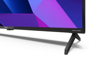 Sharp 43FN2EA TV, 43" LED Android TV, 4K Ultra HD 3840x2160 Frameless, 1,000,000:1, DVB-T/T2/C/S/S2, Active Motion 800, HARMAN/KARDON, HDR10, Dolby Digital, Dolby Vision, DTS:X, Google Assistant, Chromecast Built-in, 2xHDMI 2.1, SD card reader, 3.