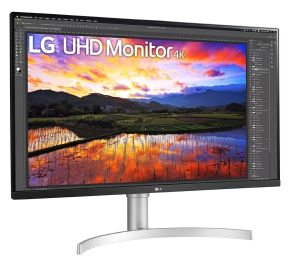 Monitor LG 32UN650P-W, 31.5" UltraFine UHD LED AG, IPS, DCI-P3 95%, 5ms, 350 cd/m2, 1000:1, 3840x2160, HDR 10, HDMI, DisplayPort, Radeon FreeSync, Dynamic Action Sync, Headphone out , Height, Pivot, Tilt, PIP, Speaker, Black