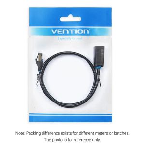Vention Cat.8 SSTP Extension Patch Cable 5M Black 40Gbps - IKHBJ