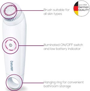 Facial device Beurer FC 45 Facial brush,1 attachments, 2 speeds,water-resistant,Lithium-ion battery,For daily use