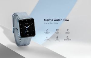Ceas inteligent Maimo Ceas inteligent - Maimo Watch Flow - Negru metalic - SPO2, HeartRate, GPS