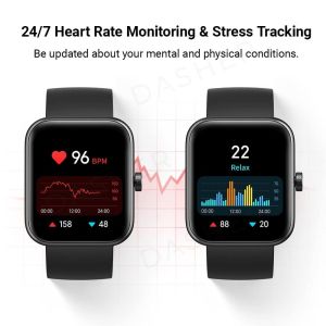 Maimo смарт часовник Smartwatch - Maimo Watch Black - SPO2, HeartRate, Amazon Alexa