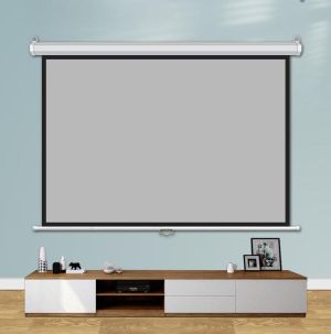 Проекторен екран за стена ESTILLO Roller Projector, 180 x 180, 1:1