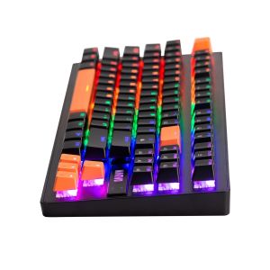 Tastatură mecanică pentru jocuri Marvo Tastatură mecanică pentru jocuri 87 de taste, capace portocalii TKL - KG901C