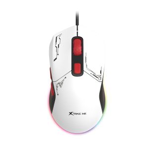 Xtrike ME геймърска мишка Gaming Mouse GM-316W - 7200dpi, Detachable covers, White