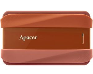 Hard disk Apacer AC533, 1TB 2.5" SATA HDD USB 3.2 Portable Hard Drive Plastic / Rubber Garnet red