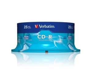 Media Verbatim CD-R 700MB 52X EXTRA PROTECTION SURFACE (25 PACK)