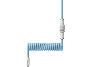 Cablu tastatură Cablu spiralat HyperX USB-C Albastru deschis-Alb