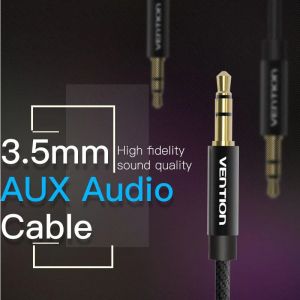 Cablu Audio Vention Cablu Audio Tesatura Impletit 3.5mm M/M 0.5m - BAGBD