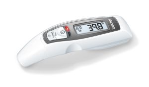 Thermometer Beurer FT 65 multi functional thermometer, 6-in-1 function: ear, forehead and surface temperature, temperature alarm, date and time, 10 memory spaces, medical device