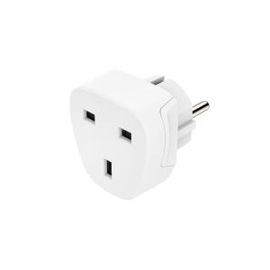 Travel Adapter Type G, 3-Pin, for Devices from the UK, 223459