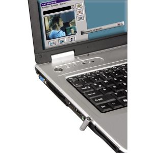 Mini microfon pentru laptop HAMA, 3.5mm, Argintiu