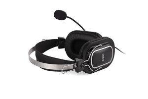 Headphones with microphone A4TECH HS-50, Black