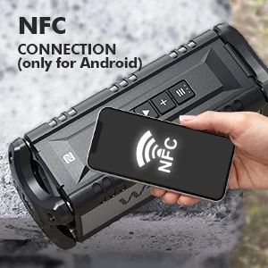 Difuzor mobil Bluetooth W-King Difuzor Bluetooth - D8 Negru - 50W