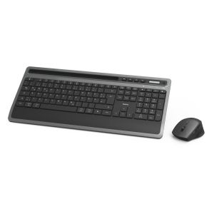 HAMA KMW-600 Plus, Wireless keyboard/mouse set with smartphone slot