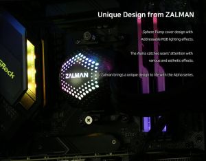 Zalman водно охлаждане Water Cooling ALPHA 28 BLACK - Addressable RGB - LGA1700/AM5