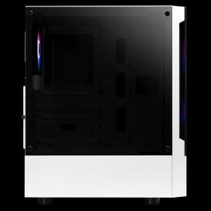 Gamdias Case ATX - TALOS E3 White - aRGB, Tempered Glass