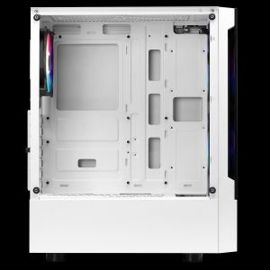 Gamdias Case ATX - TALOS E3 White - aRGB, Tempered Glass