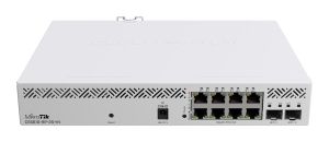 Switch 8 port Mikrotik CSS610-8P-2S+IN, 8 x Gigabit Ethernet ports, 2 x SFP
