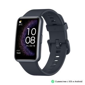 Huawei Watch Fit Ediție Specială Starry Black, 1,64” AMOLED, 456 x 280, 5ATM, 2,4 GHz, BT 5.0, BLE, 180 mAh
