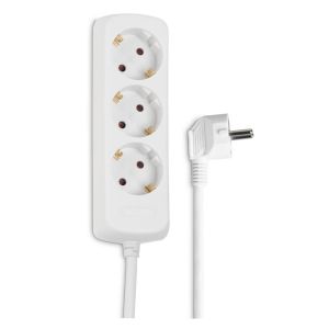 Hama 3-Way Power Strip, with child protection, 5 m, white