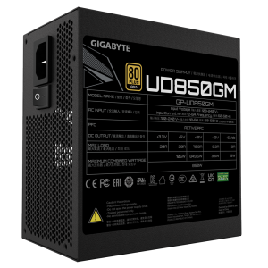 Power Supply Gigabyte UD850GM, 850W 80+ GOLD